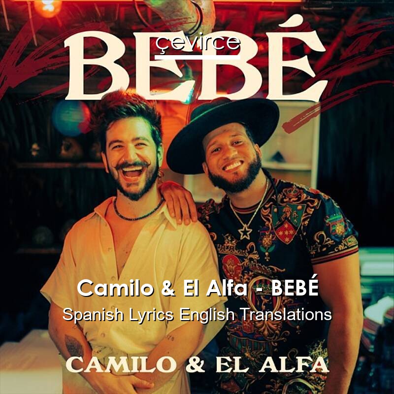 Camilo El Alfa Bebe Spanish Lyrics English Translations Translate Institution Cevirce