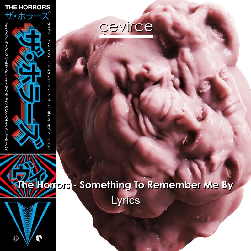 The Horrors Something To Remember Me By Lyrics Translate Institution Cevirce