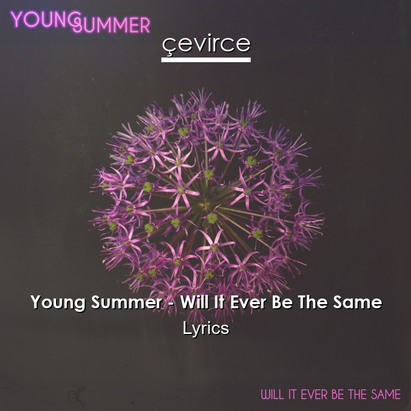 Young Summer Will It Ever Be The Same Lyrics Translate Institution Cevirce