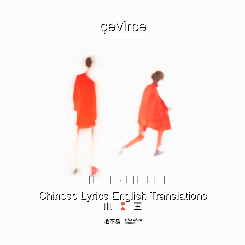 毛不易 うわごとchinese Lyrics English Translations Translate Institution Cevirce