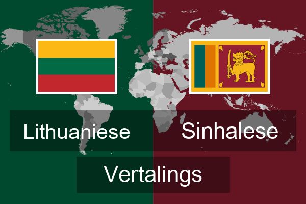  Sinhalese Vertalings