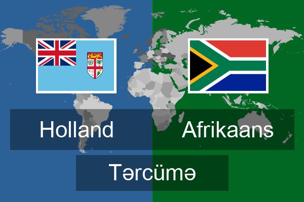  Afrikaans Tərcümə