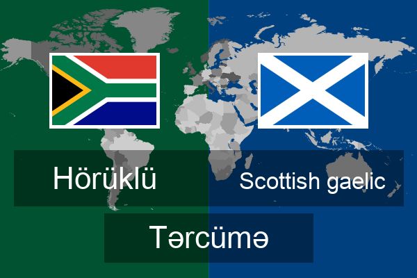  Scottish gaelic Tərcümə