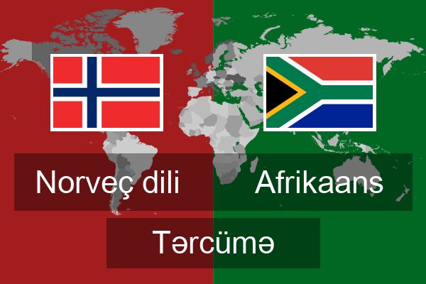  Afrikaans Tərcümə