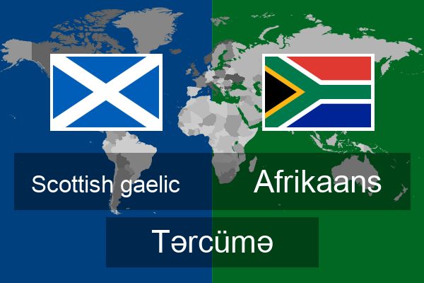  Afrikaans Tərcümə