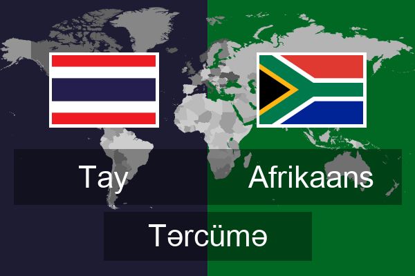  Afrikaans Tərcümə