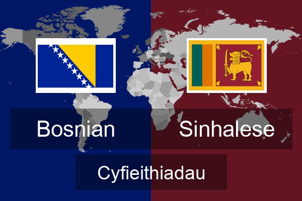  Sinhalese Cyfieithiadau