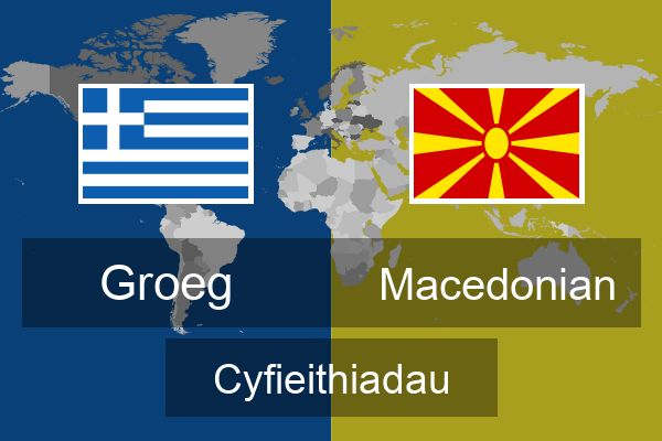  Macedonian Cyfieithiadau