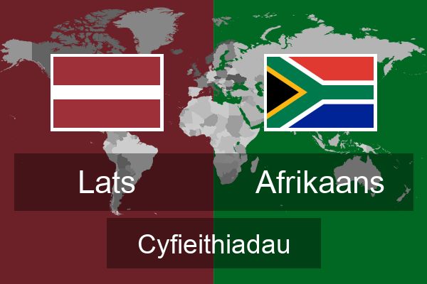  Afrikaans Cyfieithiadau