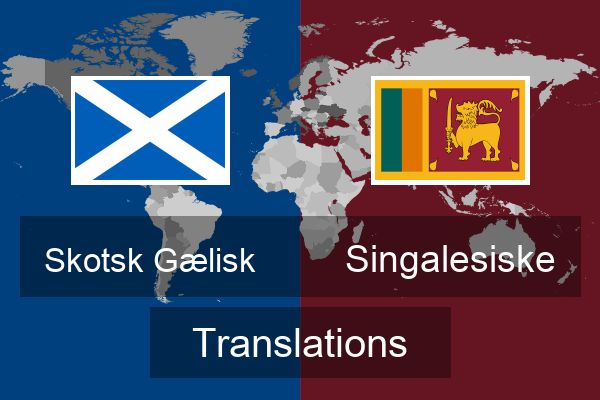  Singalesiske Translations