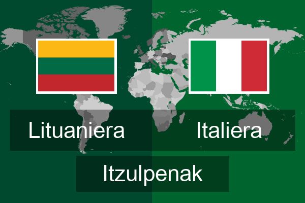  Italiera Itzulpenak