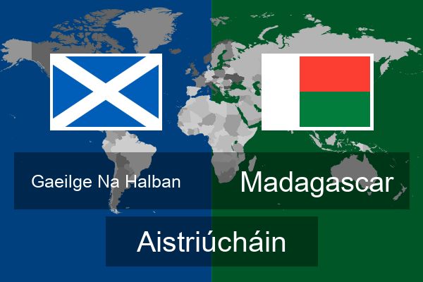  Madagascar Aistriúcháin