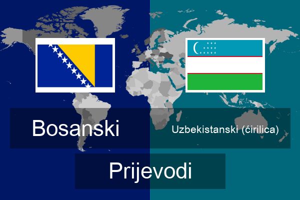  Uzbekistanski (ćirilica) Prijevodi