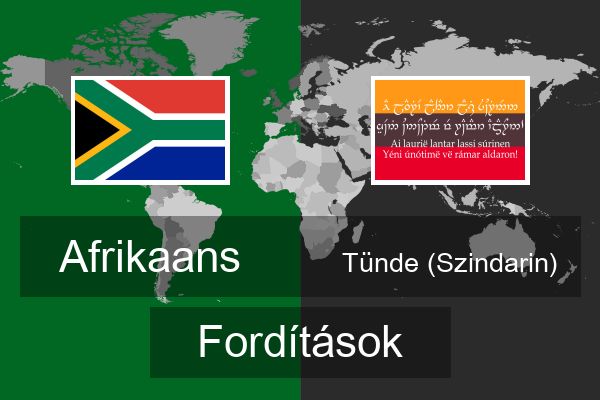  Tünde (Szindarin) Fordítások