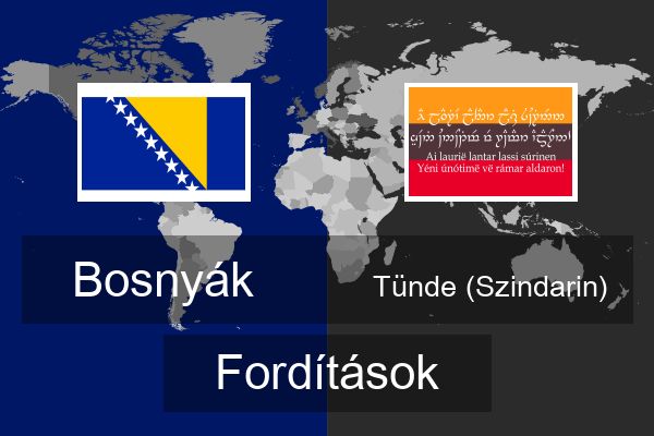  Tünde (Szindarin) Fordítások