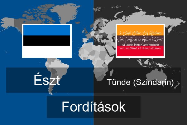  Tünde (Szindarin) Fordítások