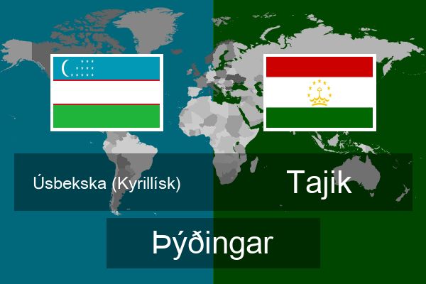  Tajik Þýðingar