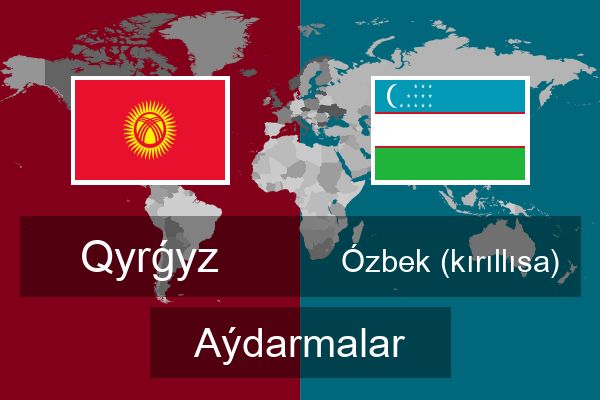  Ózbek (kırıllısa) Aýdarmalar