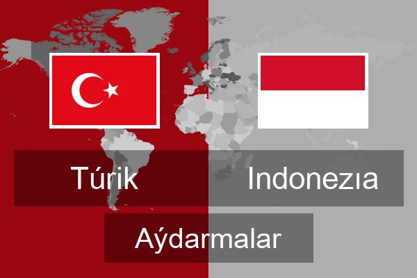  Indonezıa Aýdarmalar