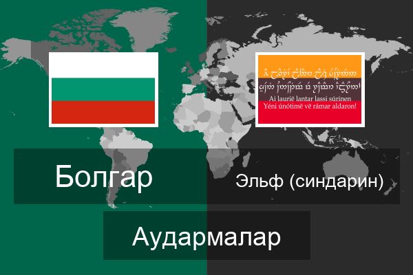  Эльф (синдарин) Аудармалар