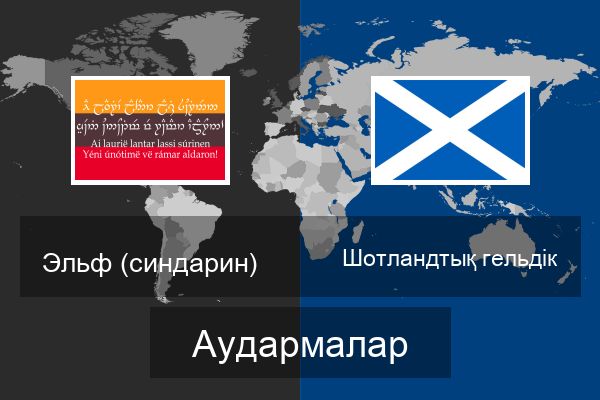  Шотландтық гельдік Аудармалар