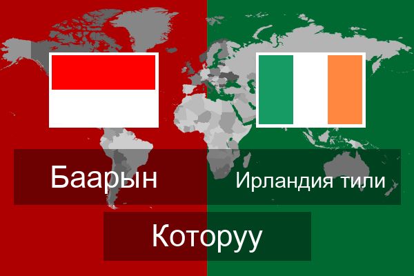  Ирландия тили Которуу