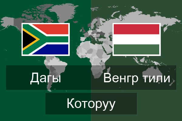  Венгр тили Которуу