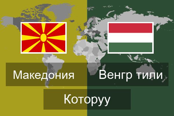  Венгр тили Которуу