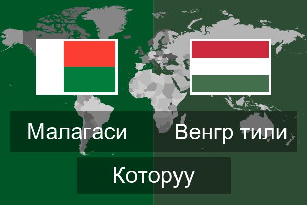  Венгр тили Которуу