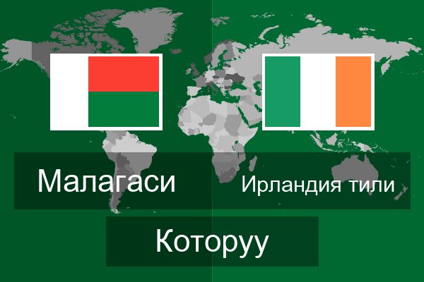  Ирландия тили Которуу