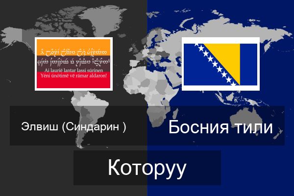  Босния тили Которуу