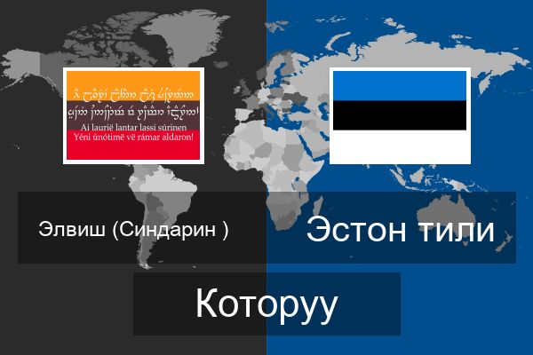  Эстон тили Которуу