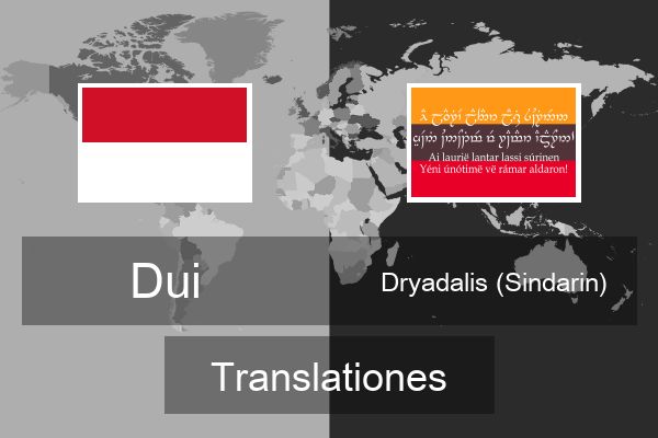  Dryadalis (Sindarin) Translationes