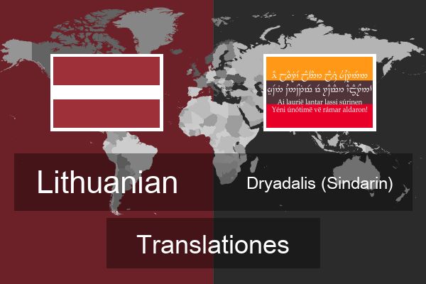  Dryadalis (Sindarin) Translationes