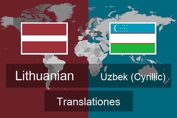  Uzbek (Cyrillic) Translationes