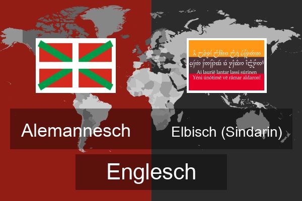  Elbisch (Sindarin) Englesch