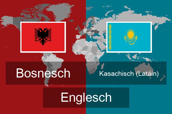  Kasachisch (Latäin) Englesch