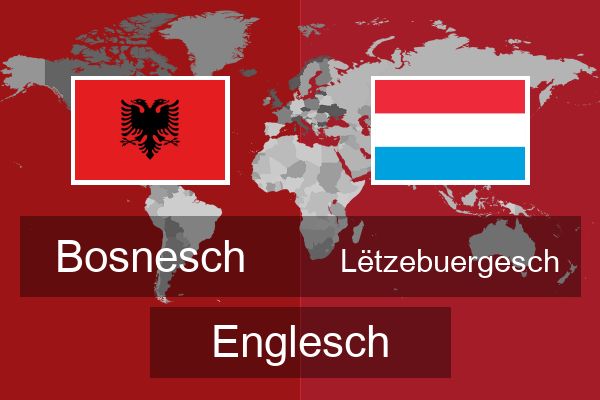  Lëtzebuergesch Englesch