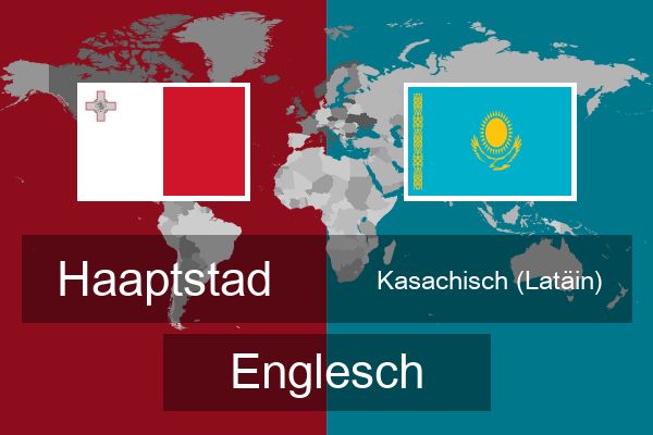  Kasachisch (Latäin) Englesch