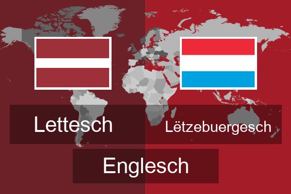  Lëtzebuergesch Englesch