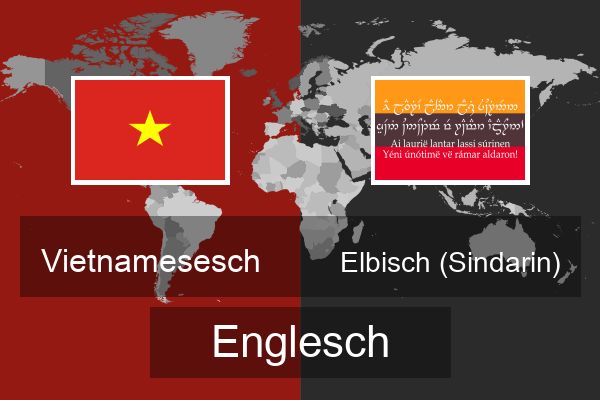  Elbisch (Sindarin) Englesch