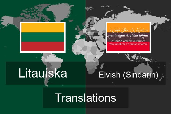  Elvish (Sindarin) Translations