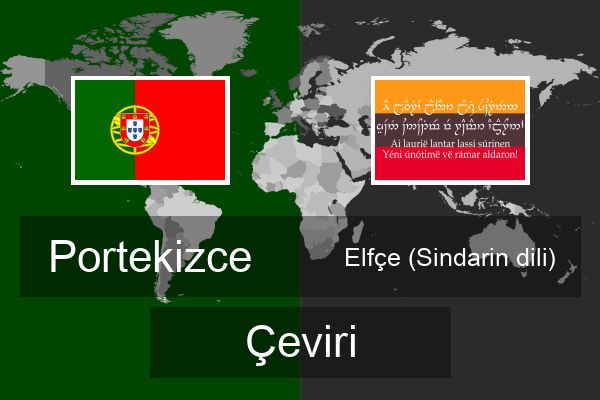  Elfçe (Sindarin dili) Çeviri