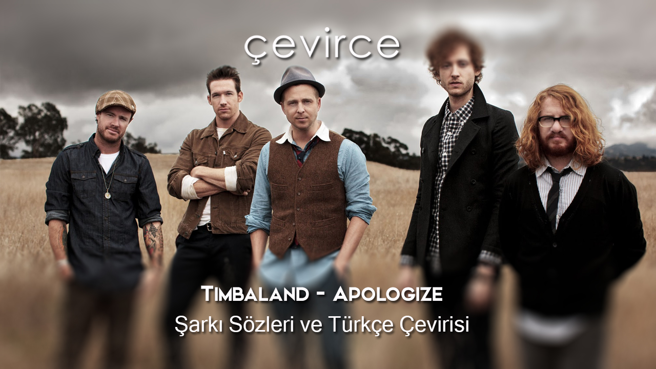 Timbaland – Apologize Şarkı Sözleri ve Türkçe Çevirisi