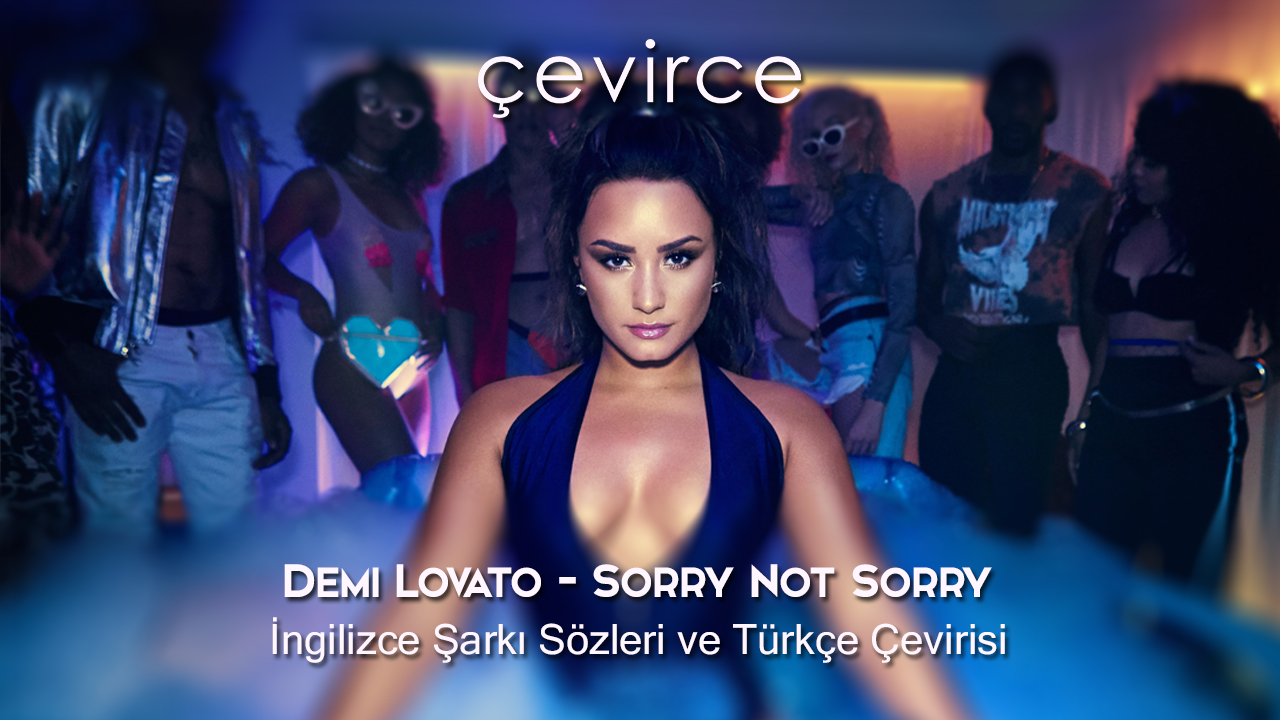 Demi Lovato – Sorry Not Sorry İngilizce Şarkı Sözleri ve Türkçe Çevirisi