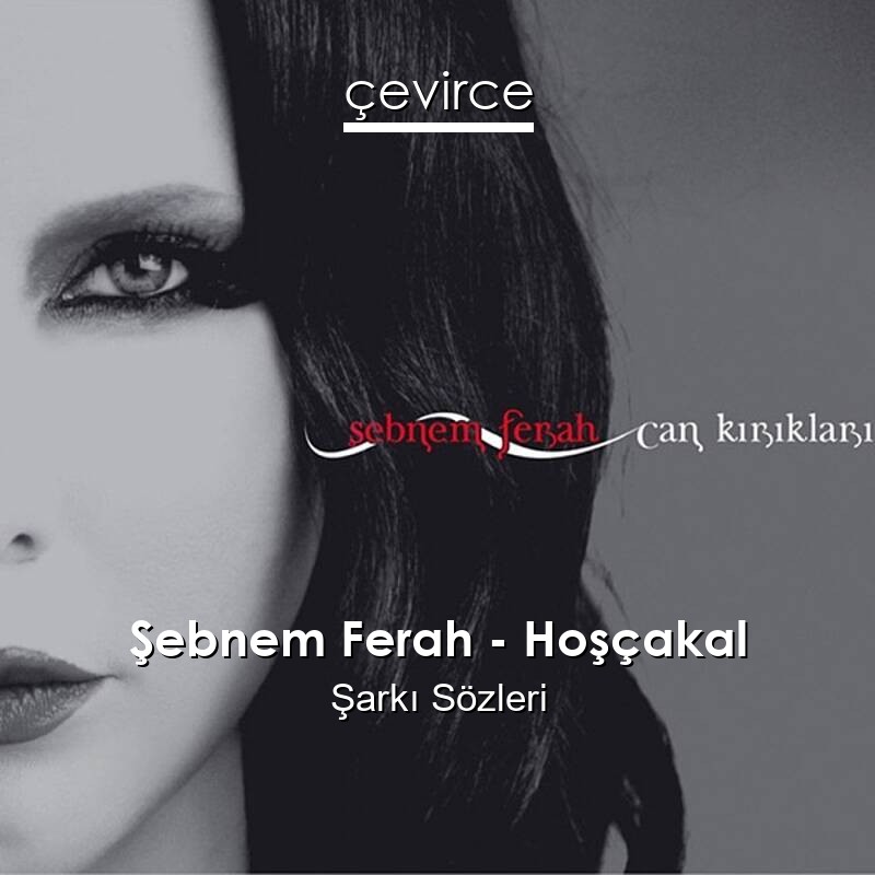 Şebnem Ferah – Hoşçakal Şarkı Sözleri