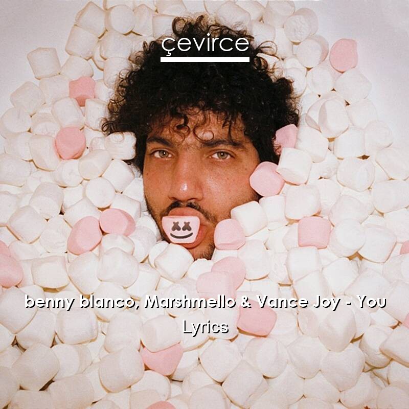 benny blanco, Marshmello & Vance Joy – You Lyrics