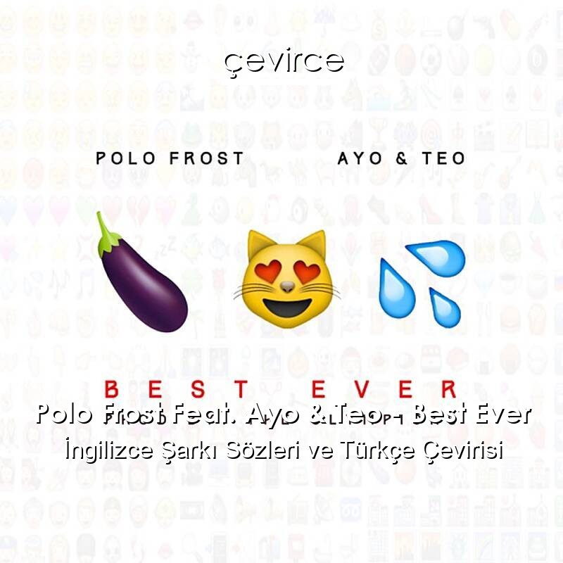 Polo Frost Feat. Ayo & Teo – Best Ever İngilizce Sözleri Türkçe Anlamları