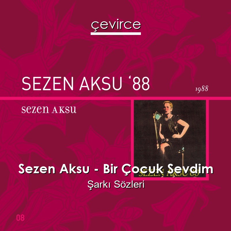 Sezen Aksu – Bir Çocuk Sevdim Şarkı Sözleri