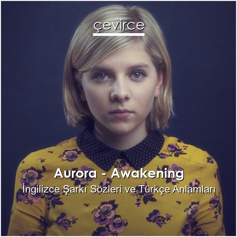 Aurora – Awakening İngilizce Sözleri Türkçe Anlamları